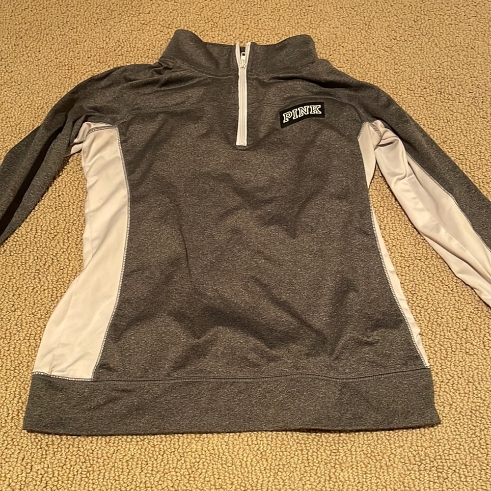 Womens PINK 3/4 zip up